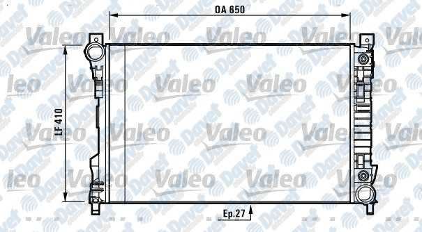 16-2829B Su Radyatoru Brazing Mercedes C Class (W203) C 180 Kompressor A-T Ac+/- 2000-2006